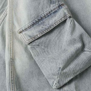 Concert Outfit Cleanfit Denim Baggy Cargo Jorts