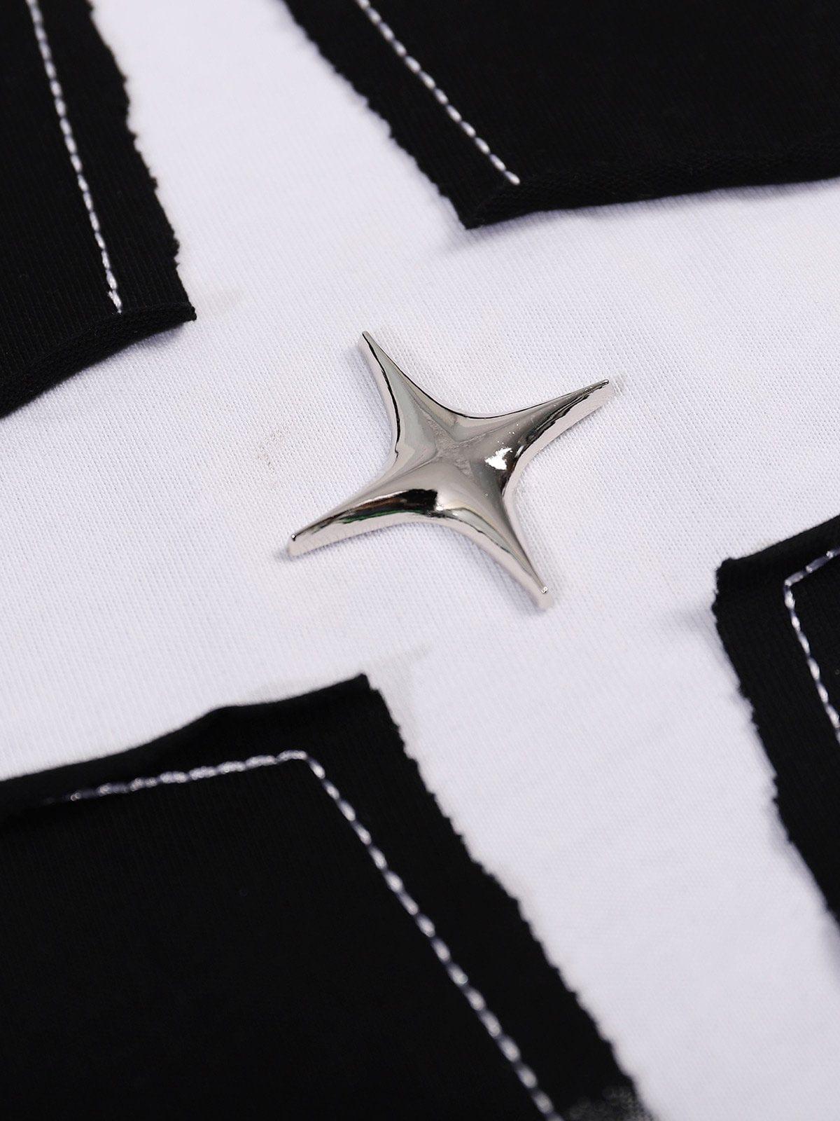 Concert Outfit Color Blocking Deconstruct Star Tee Concert Outfit Color Blocking Deconstruct Star Tee