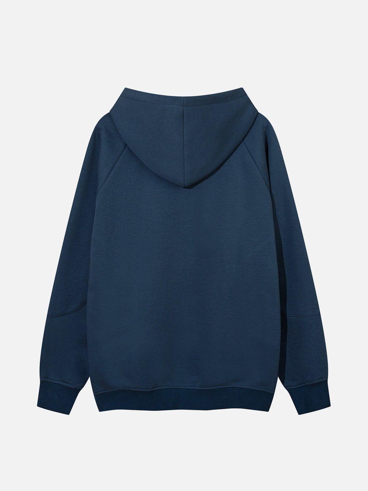 Concert Outfit Color Blocking Gothic Letter Hoodie Concert Outfit Color Blocking Gothic Letter Hoodie