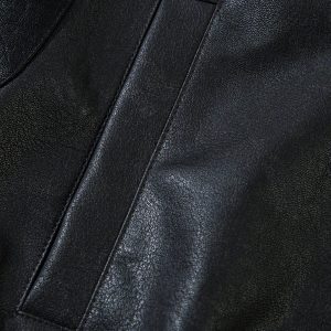 Concert Outfit Color Blocking Stripe Faux Leather Jacket