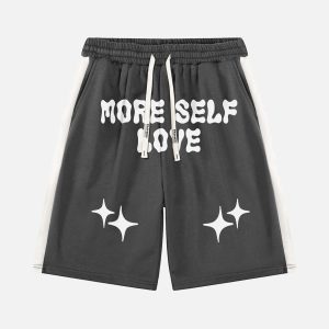 Concert Outfit Color-Coded Printed Casual Shorts