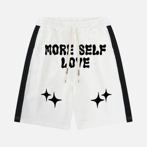 Concert Outfit Color-Coded Printed Casual Shorts