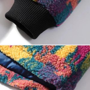 Concert Outfit Colorful Animal Reversible Jacket