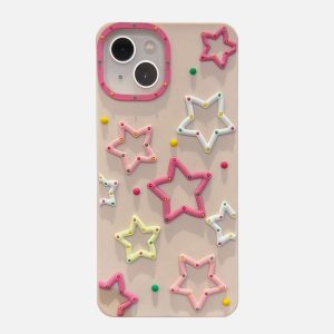 Concert Outfit Colourful Star Phone Case