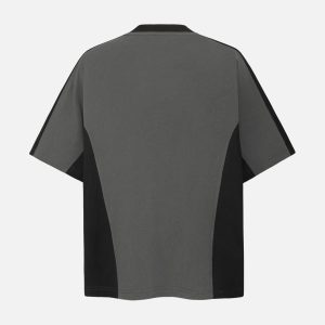 Concert Outfit Contrast Color Short Sleeve T-Shirt