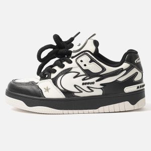 Concert Outfit Contrast Color Star Chucky Sneakers