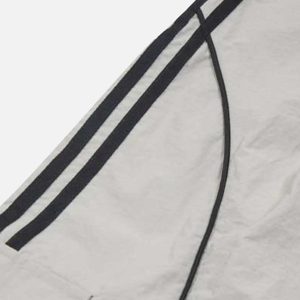 Concert Outfit Contrast Striped Drawstring Sweatpants