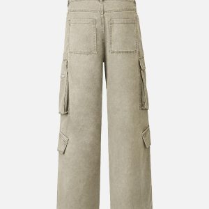 Concert Outfit Cotton Multi Pocket Cargo Pants