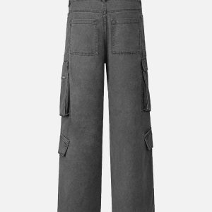 Concert Outfit Cotton Multi Pocket Cargo Pants