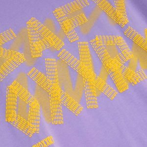 Concert Outfit Creative Alphabet Printed T-Shirt