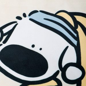 Concert Outfit Creative Puppy Pattern Canvas Bag