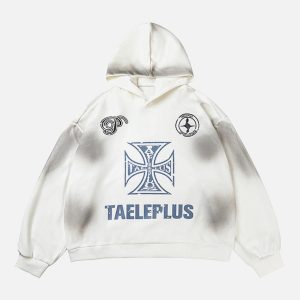 Concert Outfit Cross Graphic Hoodie
