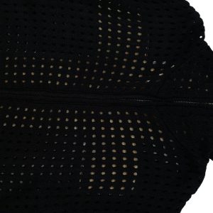 Concert Outfit Cross Jacquard Full Zipper Hooded Jacket