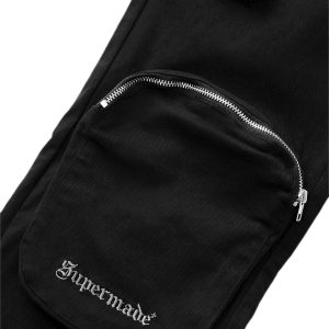 Concert Outfit Cross Printed Multi-Pocket Casual Pants