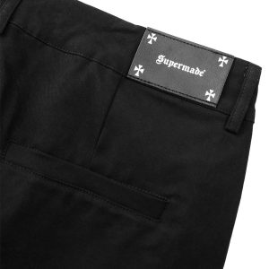 Concert Outfit Cross Printed Multi-Pocket Casual Pants