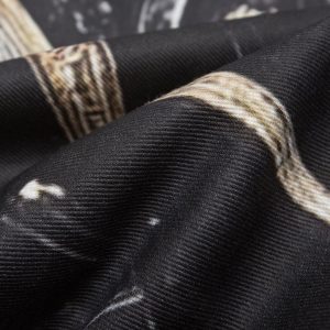 Concert Outfit Cross Printed Zip Up Quilted Bomber Jacket