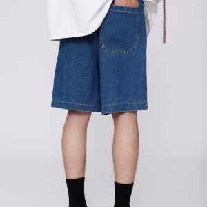 Concert Outfit Curved Pockets Jorts
