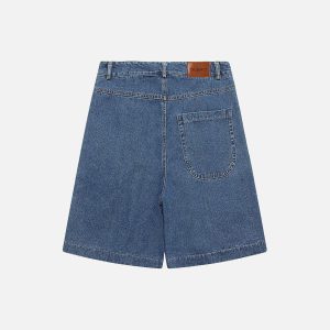 Concert Outfit Curved Pockets Jorts