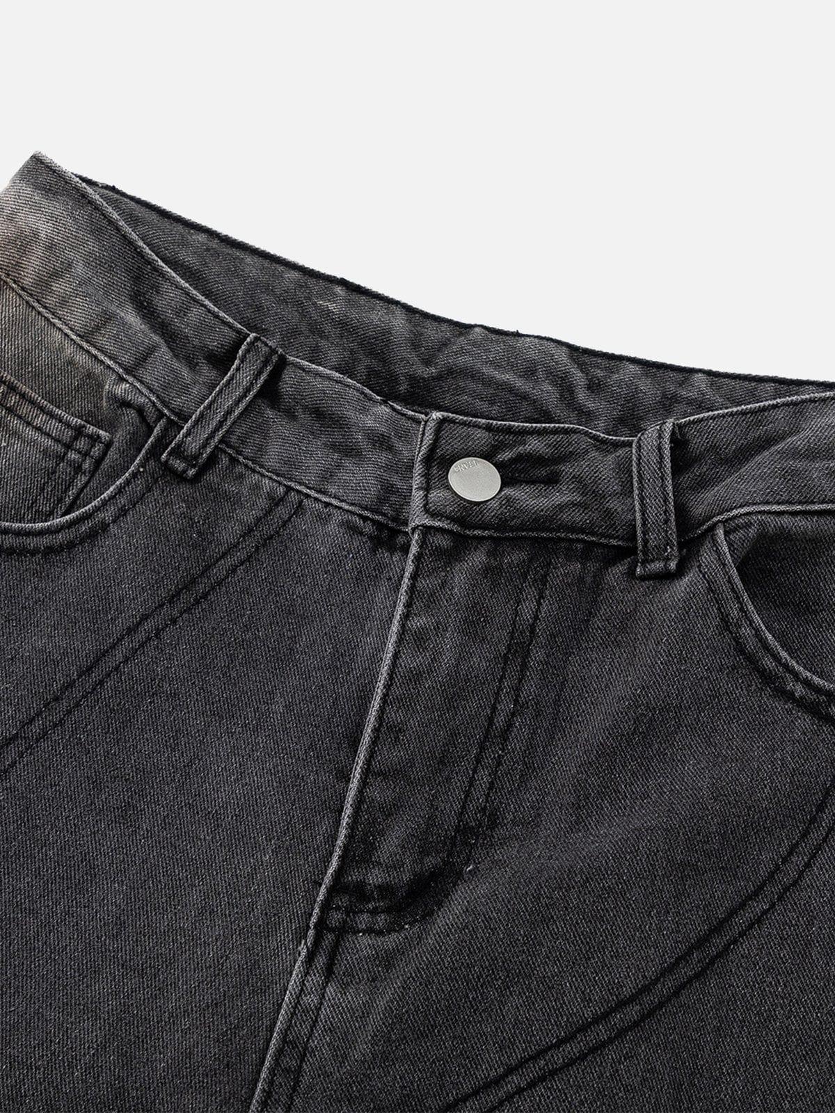 Concert Outfit Cut Fringe Washed Jeans Concert Outfit Cut Fringe Washed Jeans