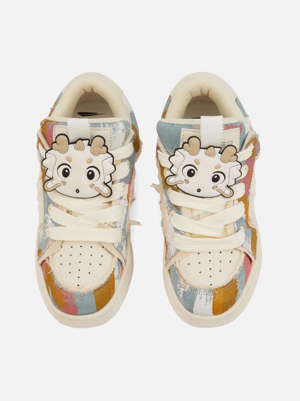 Concert Outfit Cute Dragon Series Tassel Sneakers Concert Outfit Cute Dragon Series Tassel Sneakers