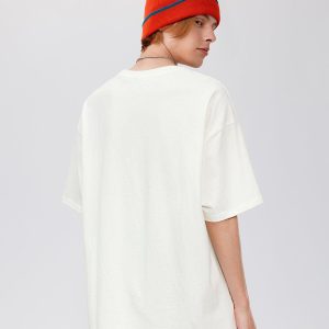 Concert Outfit Dairy Cow Print Cotton Tee