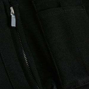 Concert Outfit Dark Horse Print Cardigan Zip Up Hoodie