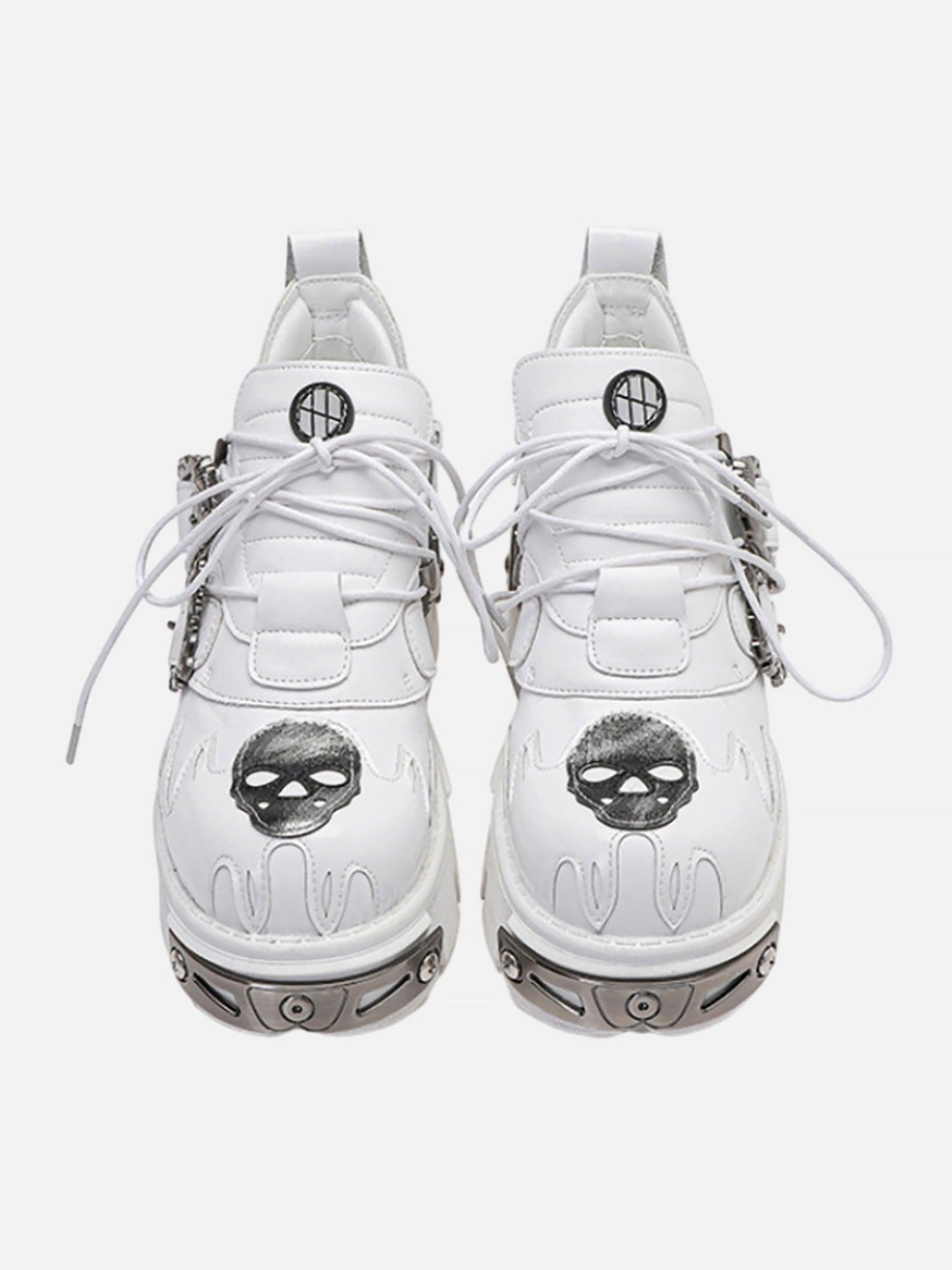 Concert Outfit Dark Metal Heavy-Soled Small Leather Shoes Concert Outfit Dark Metal Heavy-Soled Small Leather Shoes