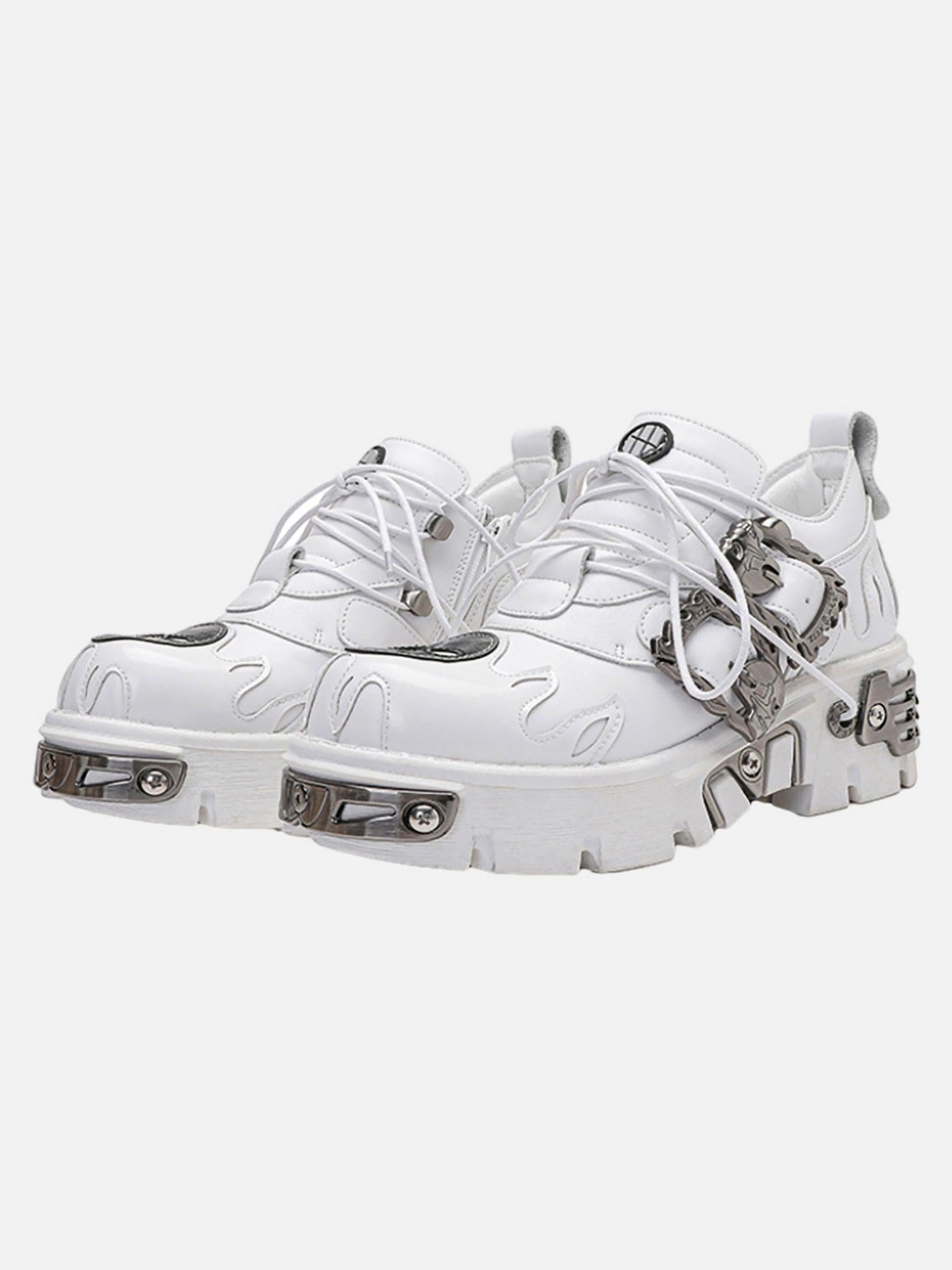 Concert Outfit Dark Metal Heavy-Soled Small Leather Shoes Concert Outfit Dark Metal Heavy-Soled Small Leather Shoes