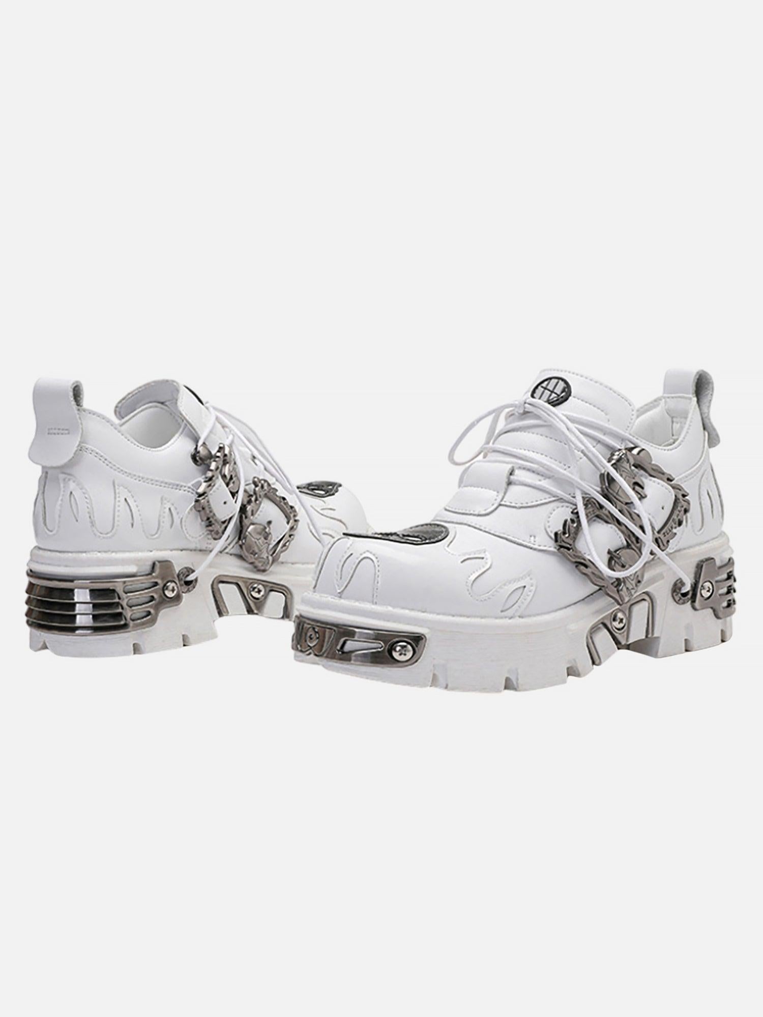 Concert Outfit Dark Metal Heavy-Soled Small Leather Shoes Concert Outfit Dark Metal Heavy-Soled Small Leather Shoes