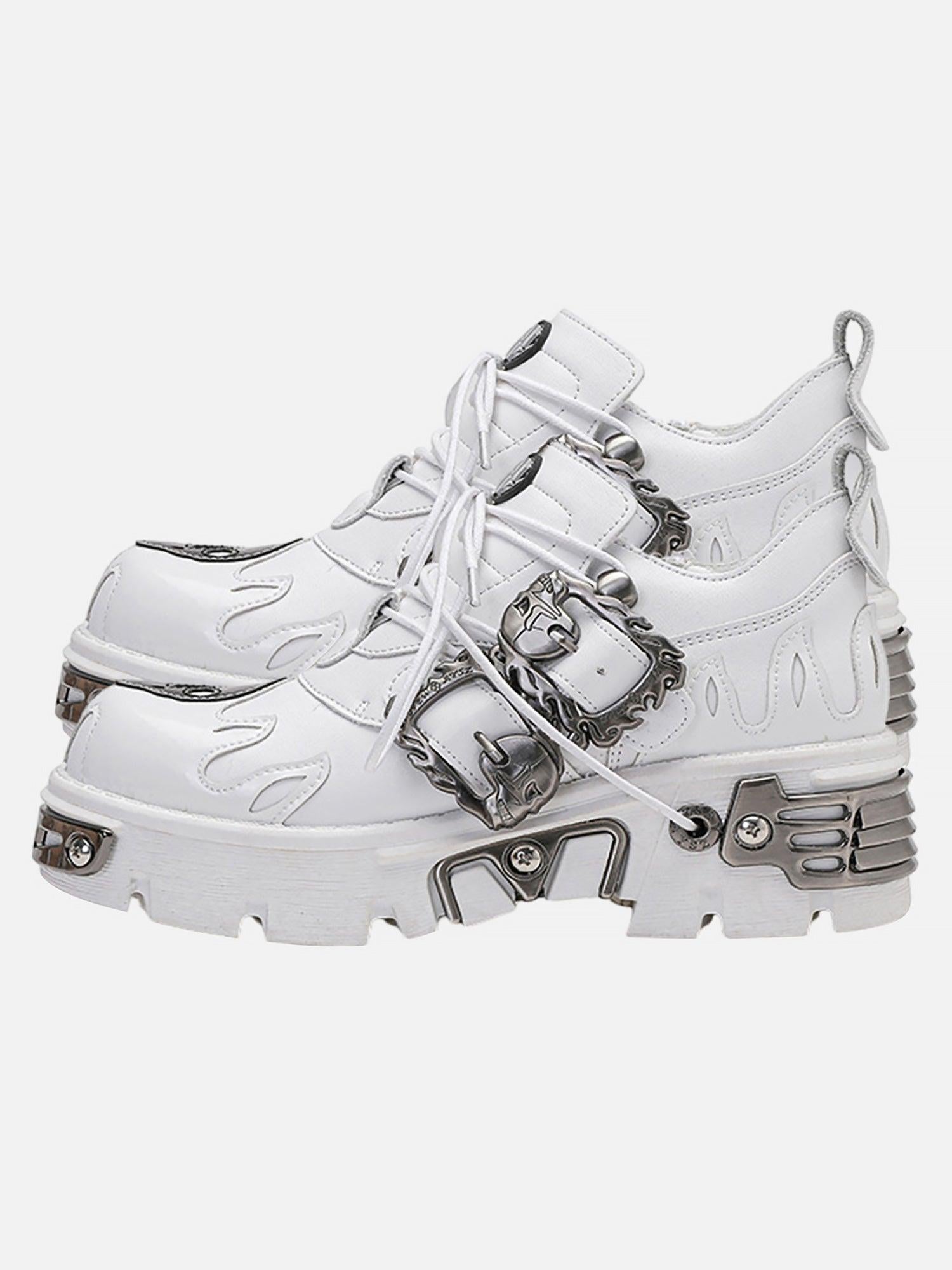 Concert Outfit Dark Metal Heavy-Soled Small Leather Shoes Concert Outfit Dark Metal Heavy-Soled Small Leather Shoes