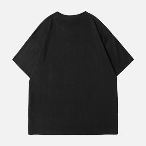 Concert Outfit Dark Silhouette Print T-Shirt