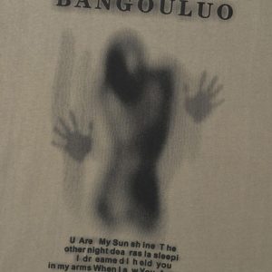 Concert Outfit Dark Silhouette Print T-Shirt