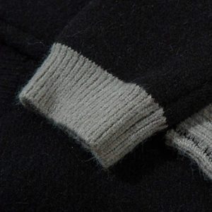 Concert Outfit Dark Spider Web Zipper Stand Collar Cardigan