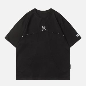 Concert Outfit Deconstruct Rivet Tee