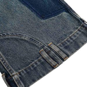 Concert Outfit Deconstructed Ankle Loop Straight Jeans