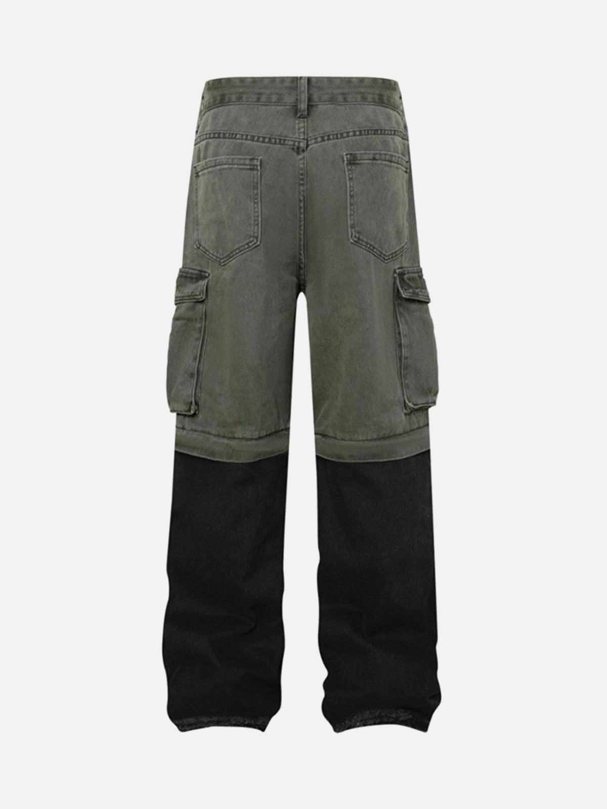 Concert Outfit Deconstructed Detachable Split Cargo Jeans Concert Outfit Deconstructed Detachable Split Cargo Jeans