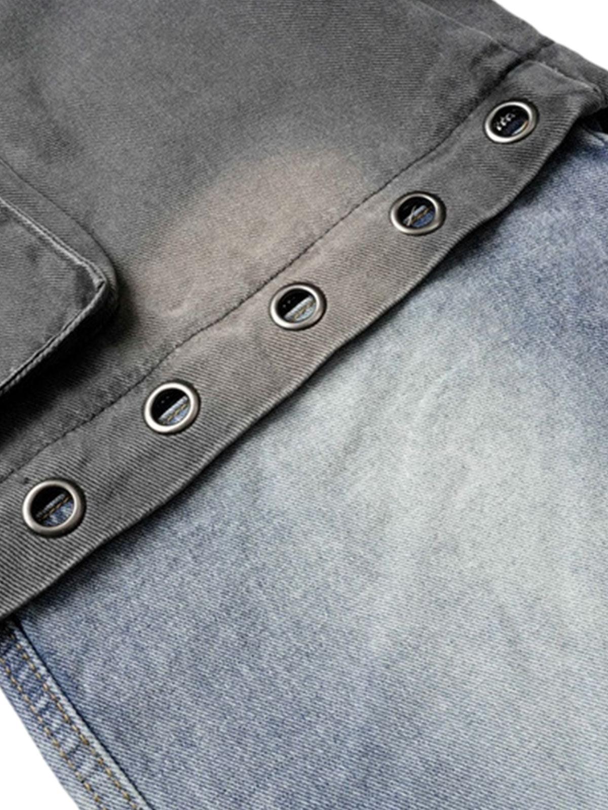 Concert Outfit Deconstructed Detachable Split Cargo Jeans Concert Outfit Deconstructed Detachable Split Cargo Jeans