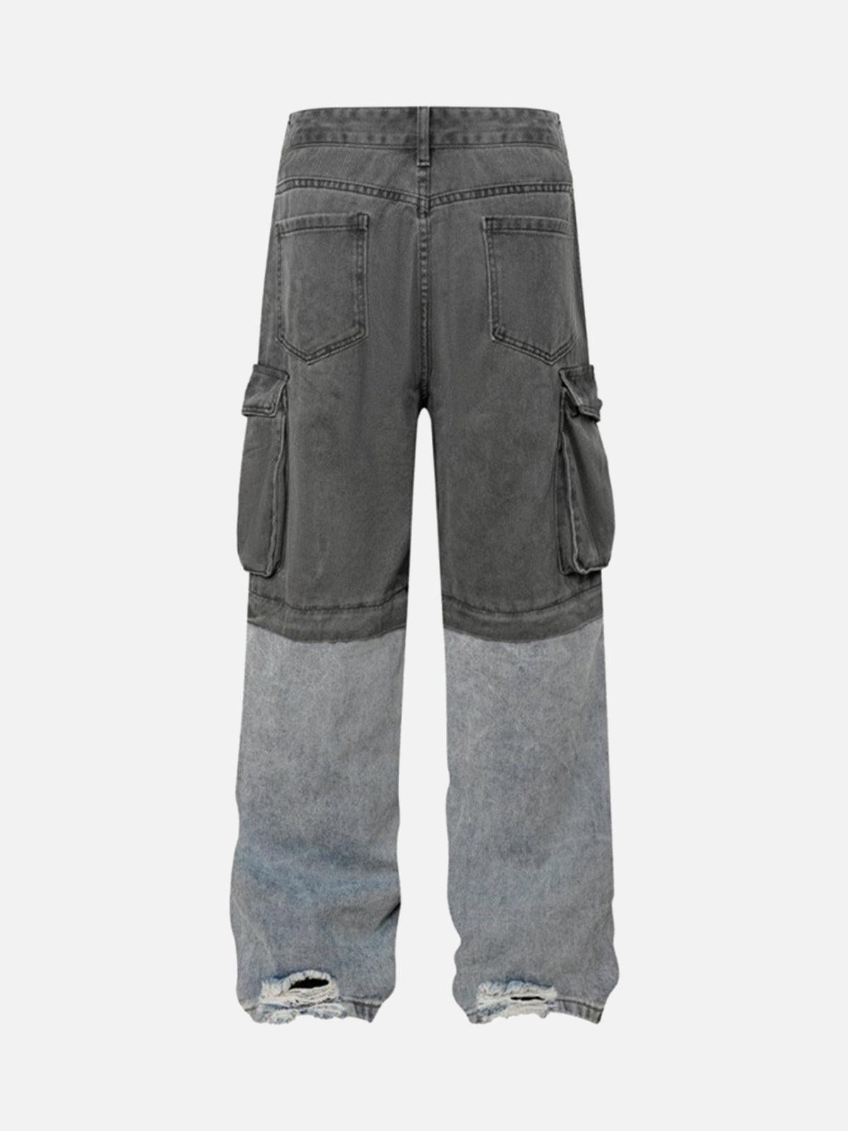 Concert Outfit Deconstructed Detachable Split Cargo Jeans Concert Outfit Deconstructed Detachable Split Cargo Jeans
