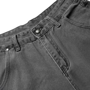 Concert Outfit Deconstructed Detachable Split Cargo Jeans