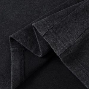 Concert Outfit Deconstruction Split Embroidered T-Shirt