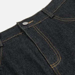 Concert Outfit Deconstructive Washed Longline Jorts