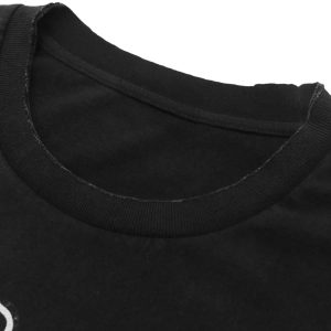 Concert Outfit Demon Skull Print T-Shirt