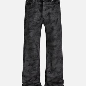 Concert Outfit Dip-Dye Washed Jeans