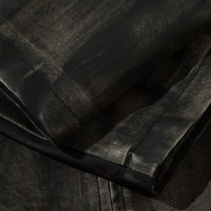 Concert Outfit Dirt Color Faux Leather Jacket