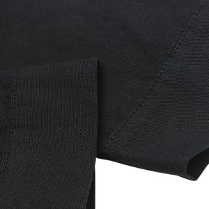 Concert Outfit Dirty-Dye Embroidered Long Sleeve Polo Shirt