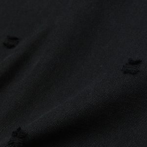 Concert Outfit Dirty-Dye Embroidered Long Sleeve Polo Shirt