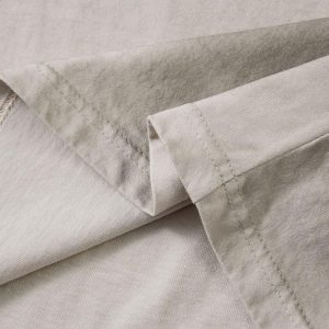 Concert Outfit Dirty-Dyed Washed Crew Neck T-Shirt