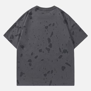 Concert Outfit Distressed Butterfly Tee