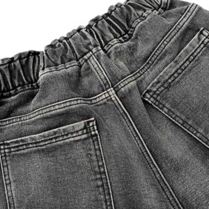 Concert Outfit Distressed Cargo Denim Shorts