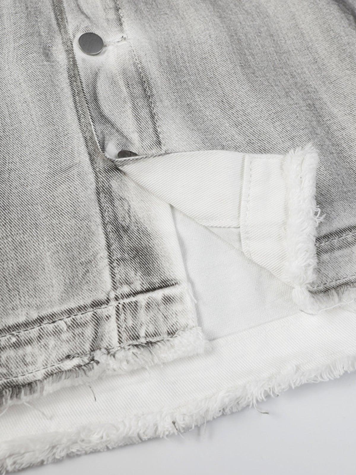 Concert Outfit Distressed Denim Embroidery Jacket Concert Outfit Distressed Denim Embroidery Jacket